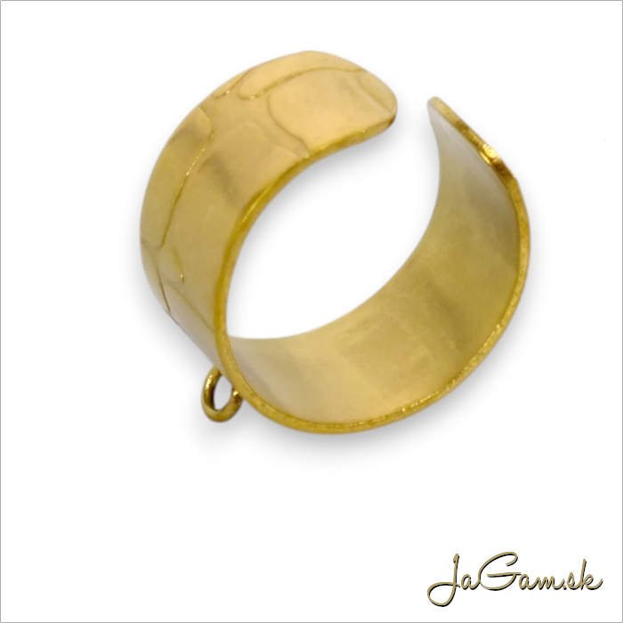 Základ na prsteň s krúžkom CHIRURGICKÁ OCEĽ (ch1733g)